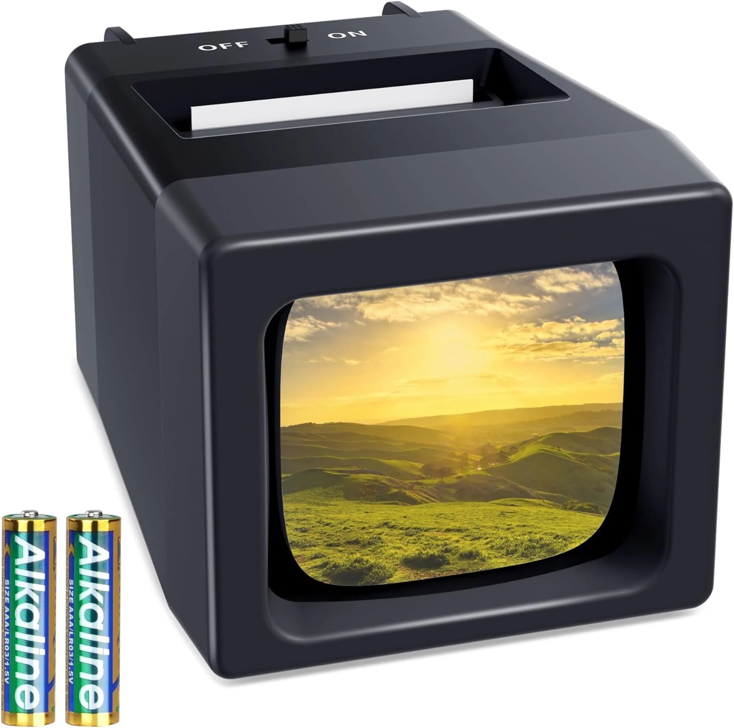 35mm Slide Viewer, 2X Magnification Slide Viewer for Viewing 35mm Slides