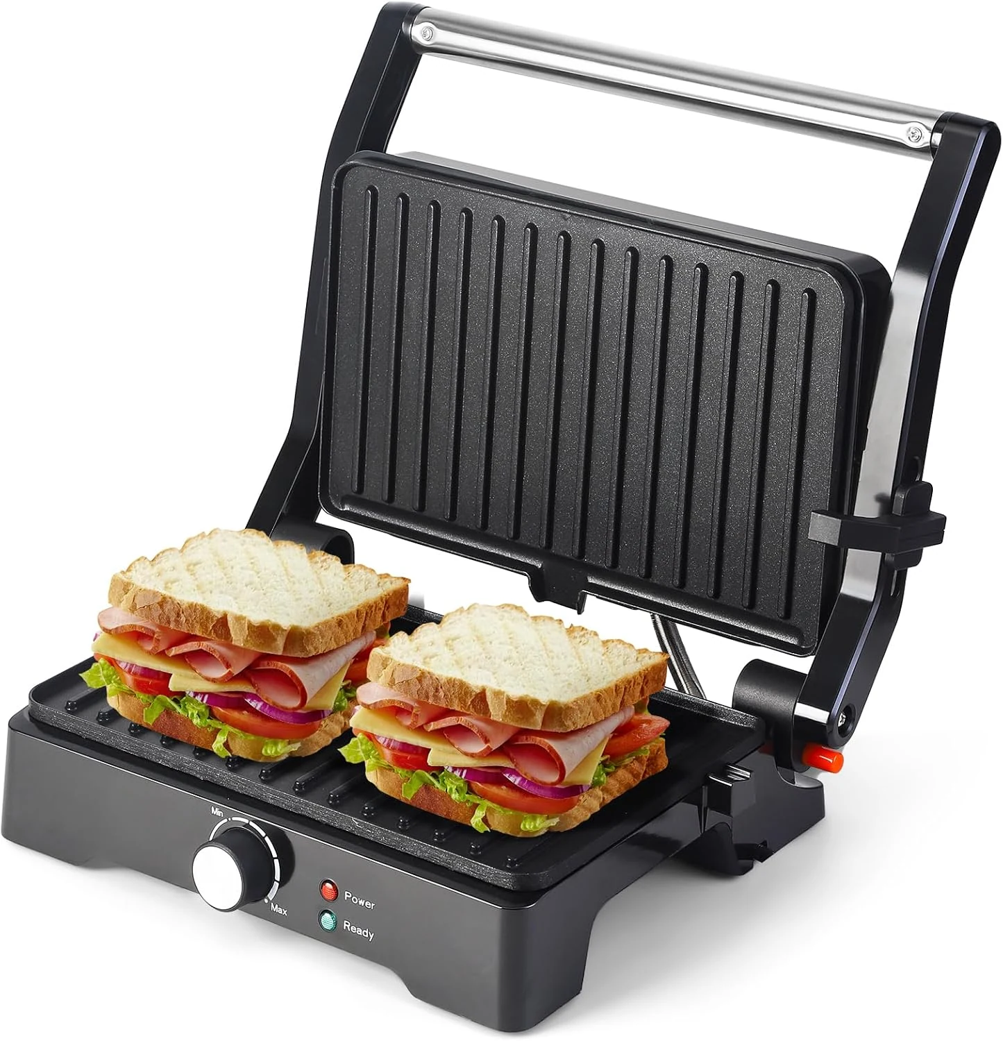 Panini Press Grill Sandwich Maker, Large Electric 3 in 1 Panini Sandwich Maker Grill