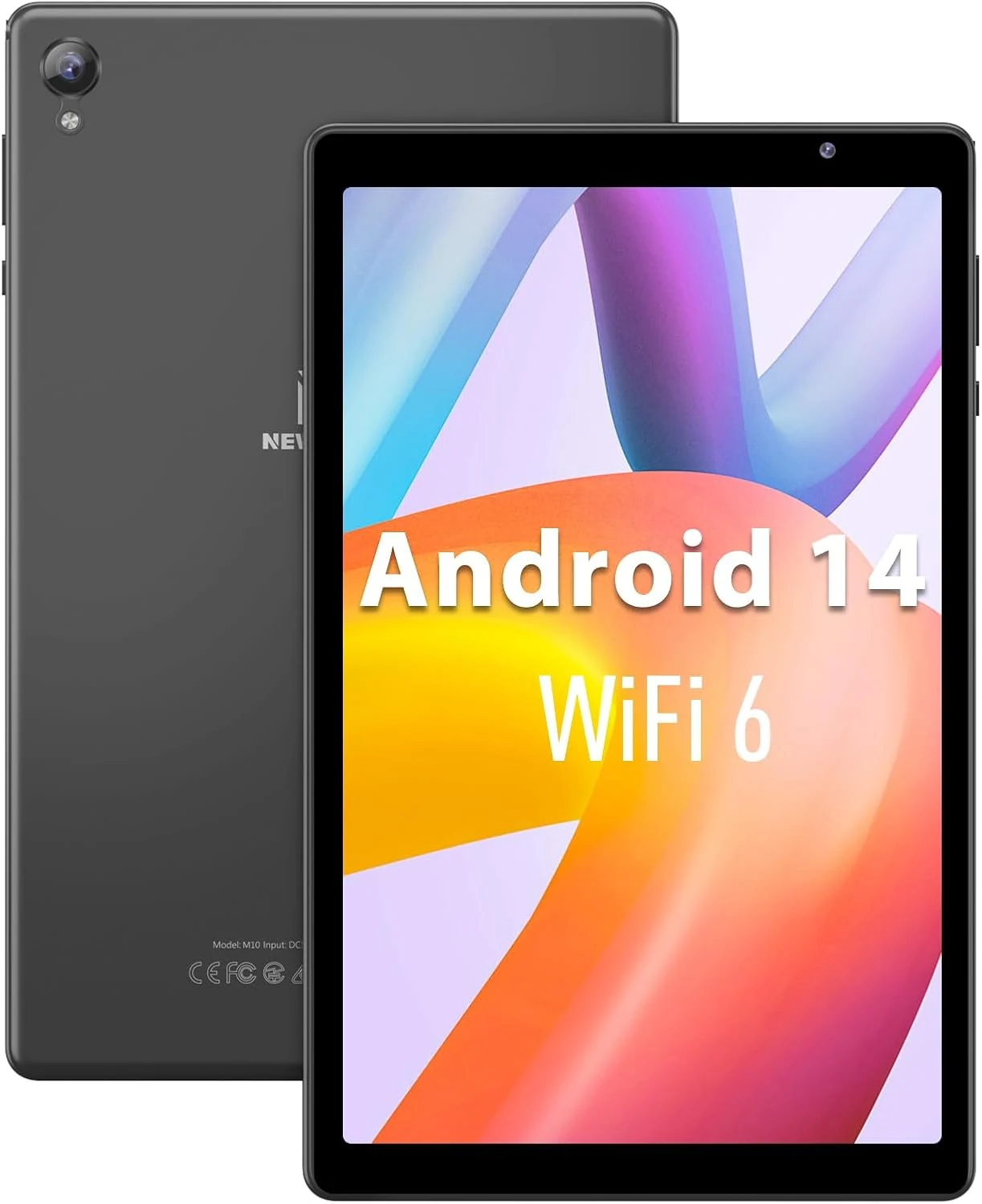 NEWISION Android 14 10.1" Tablet (32GB, Quad-Core, WiFi 6)