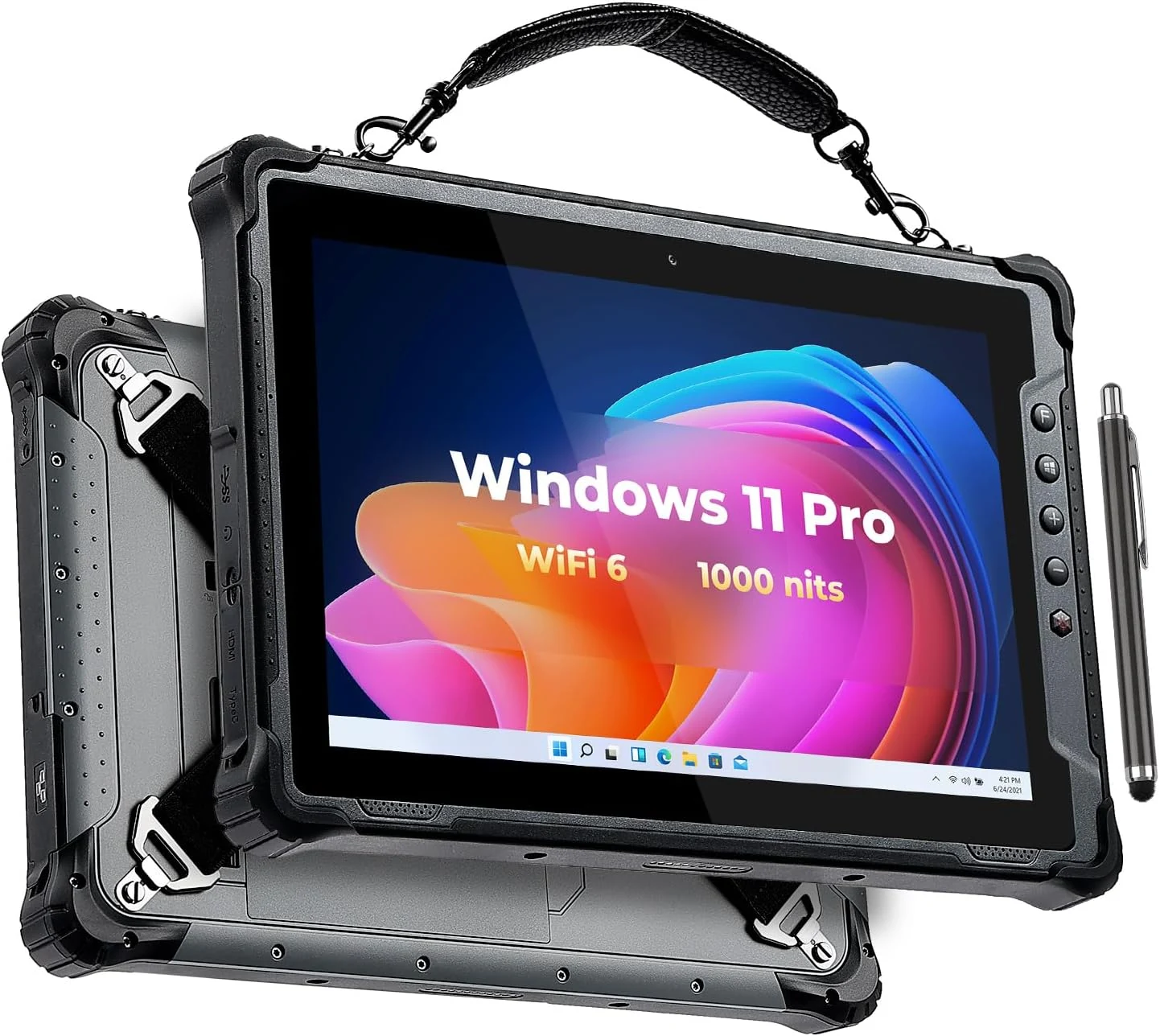 MUNBYN Rugged Windows Tablet IRT12 (1000-nit), Wi-Fi 6