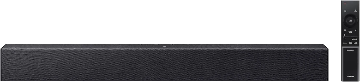 Samsung B-Series Soundbar HW B400F 2.0 ch Soundbar with Built in Subwoofer (2025 Model)