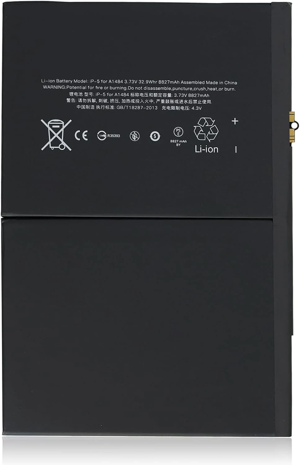 Dinow A1484 Battery Replacement Kit for iPad Air 1 iPad 5th 6th 7th 8th 9th Generation