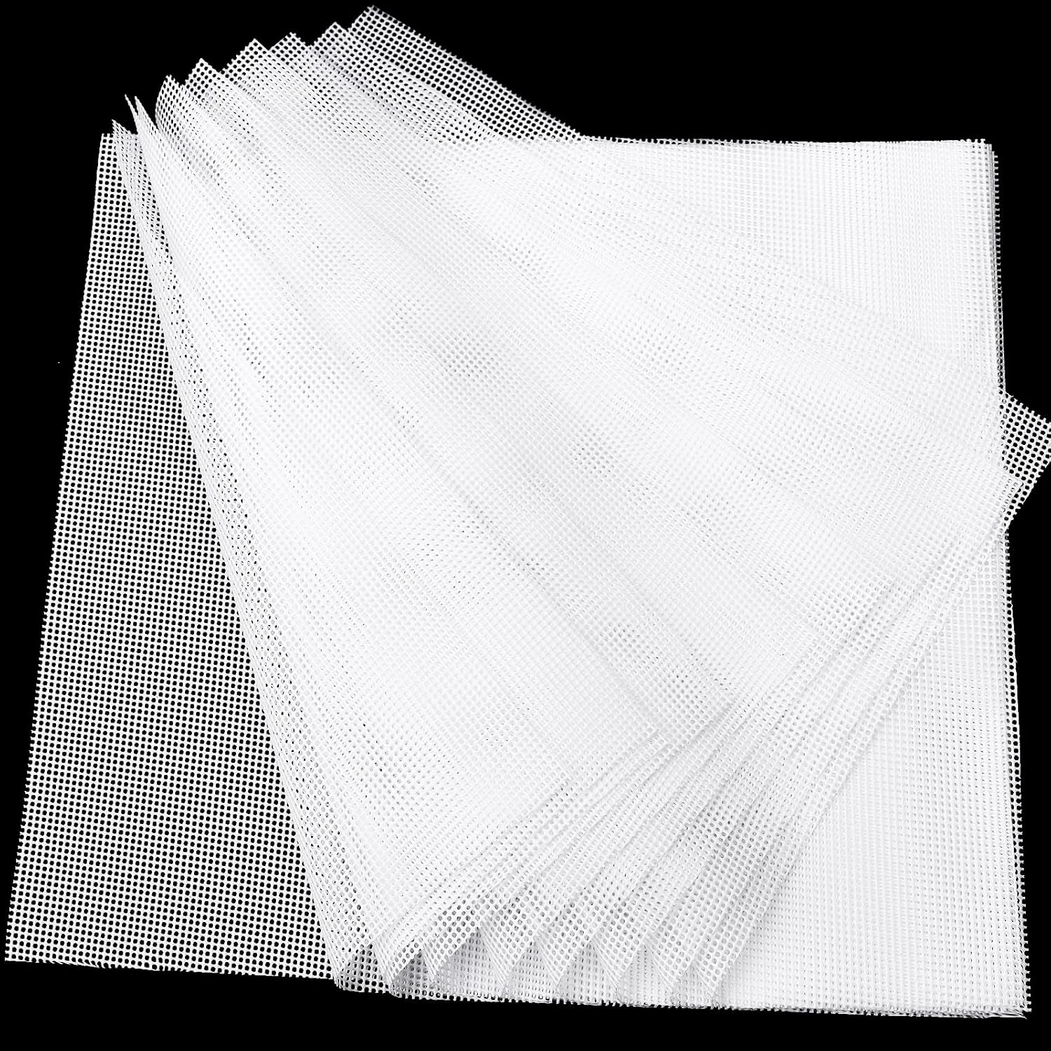 Silicone Dehydrator Sheets, Premium Non Stick Dehydrator Mats, Fruit Dryer Mesh (10pc, 12 x 13 inch)