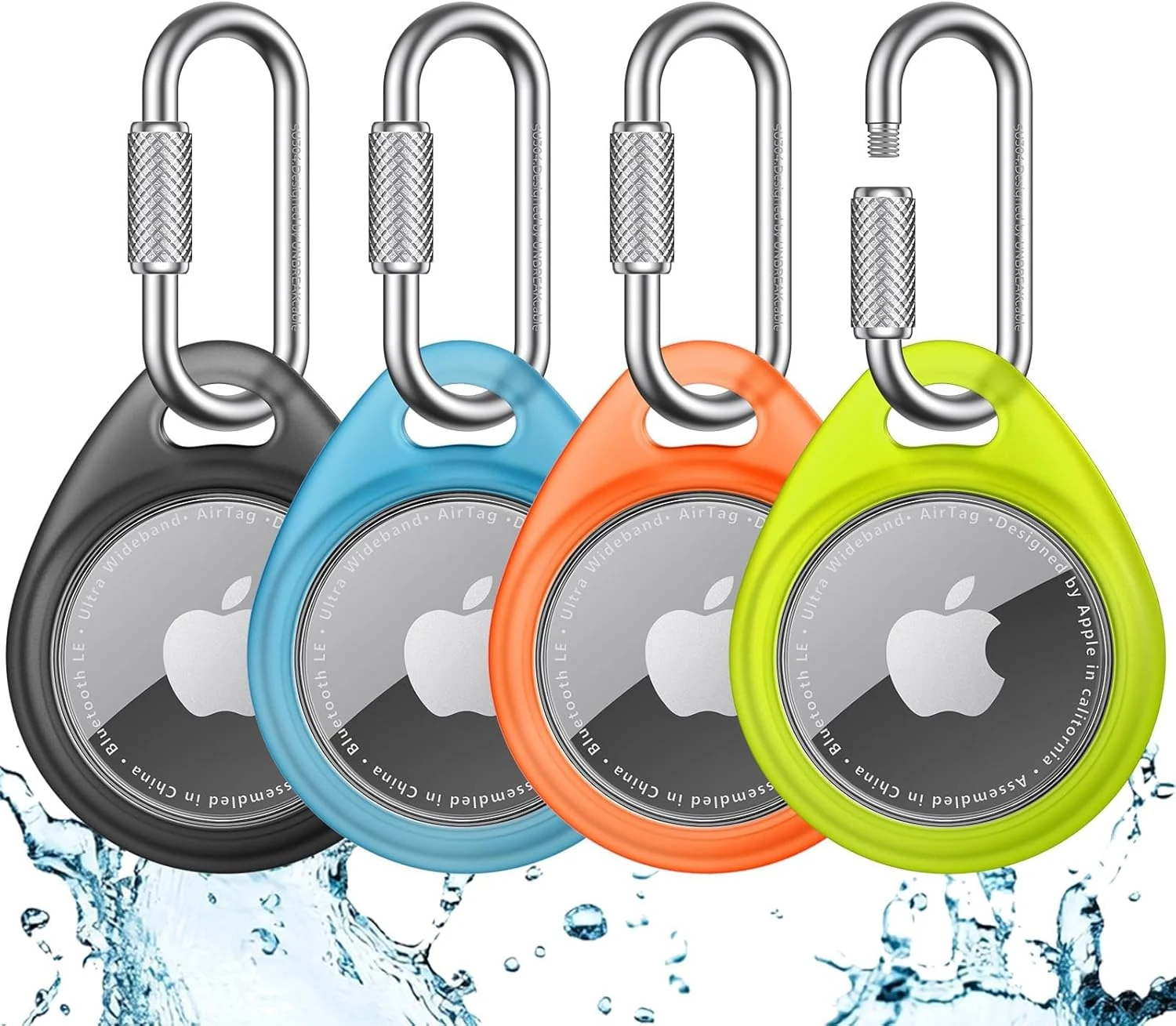UNBREAKcable AirTag Holder for Apple (4 Pack)