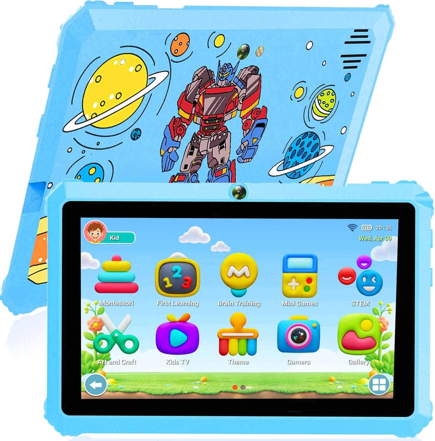 YINOCHE Kids Tablet 7" Android Tablet for Kids 3-7 32GB