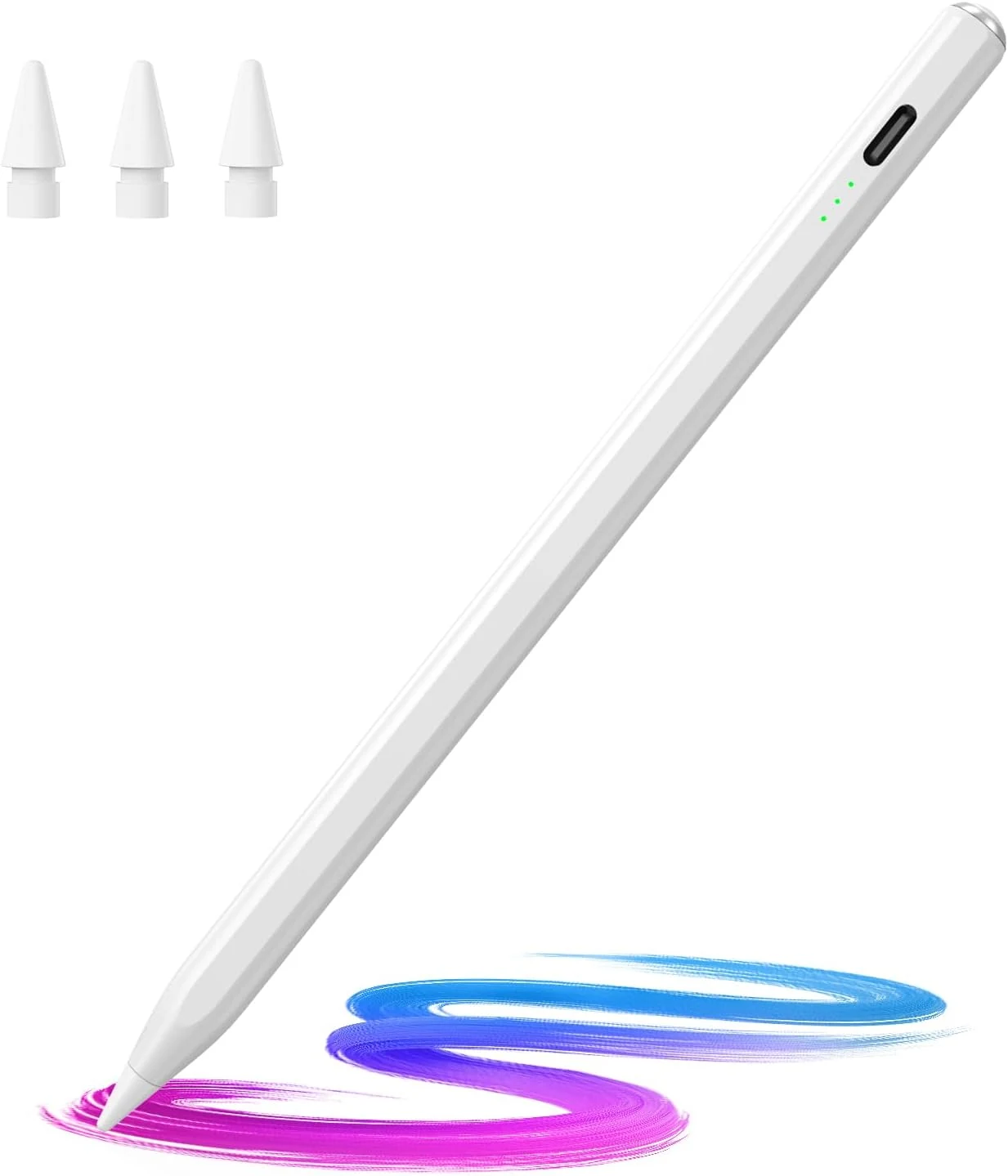 Hastraith Stylus Pen for iPad(2018-2026)-13 Mins Fast Charge with Tilt Sensitivity & Palm Rejection