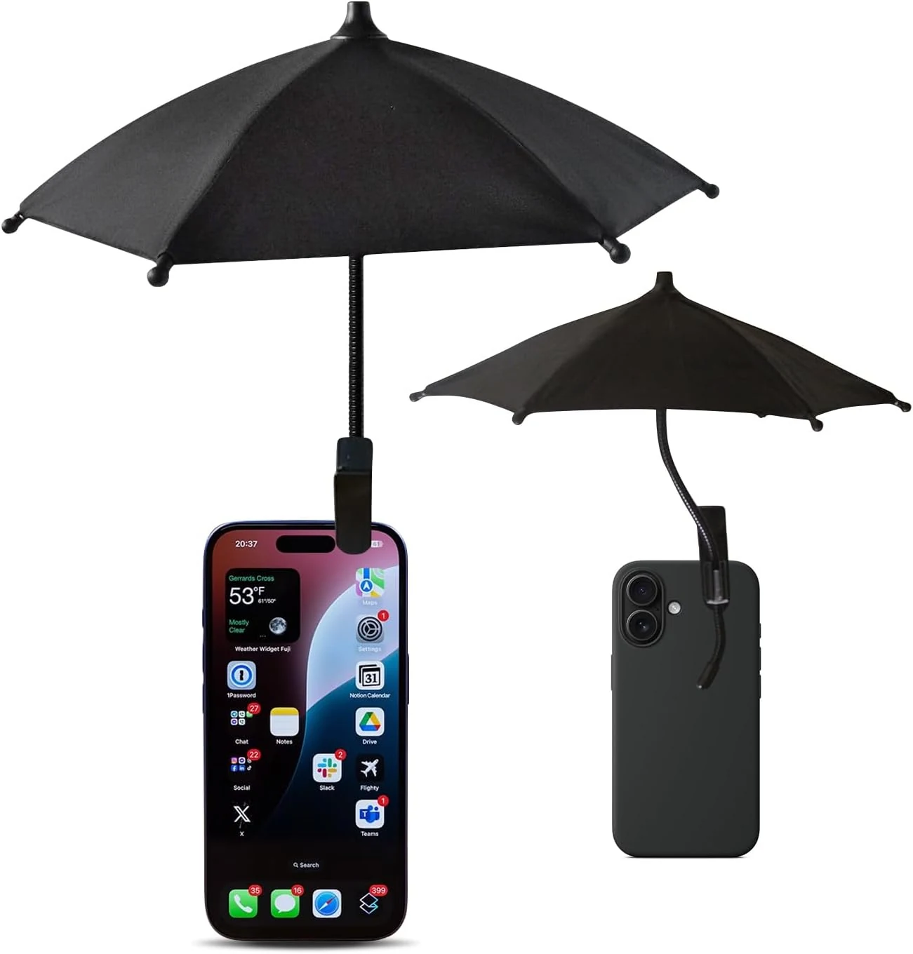 PAWxCLAW Phone Umbrella (Anti-Glare Sun Shade, Clip-On)