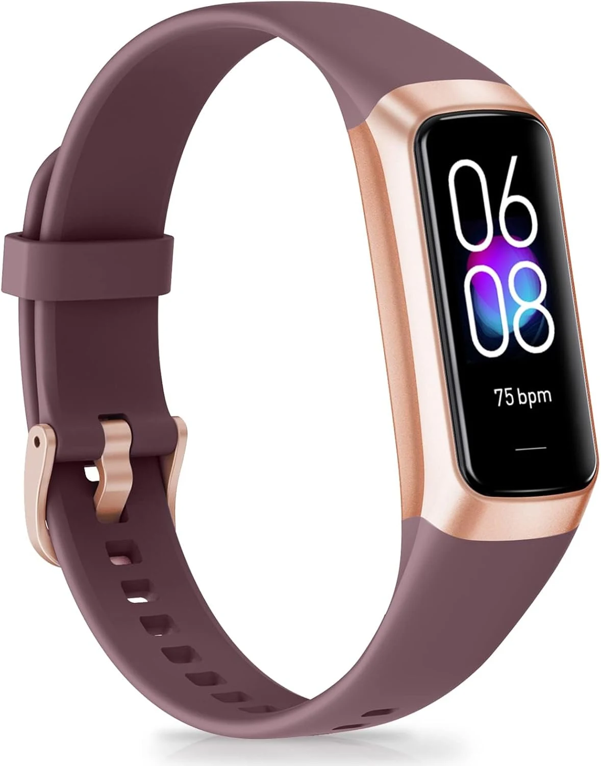 Bakoor Fitness Tracker, Activity Trackers with 24/7 Heart Rate, Blood Oxygen Blood Pressure Sleep Monitor, Step Counter with 1.1" AMOLED Touch Color Screen
