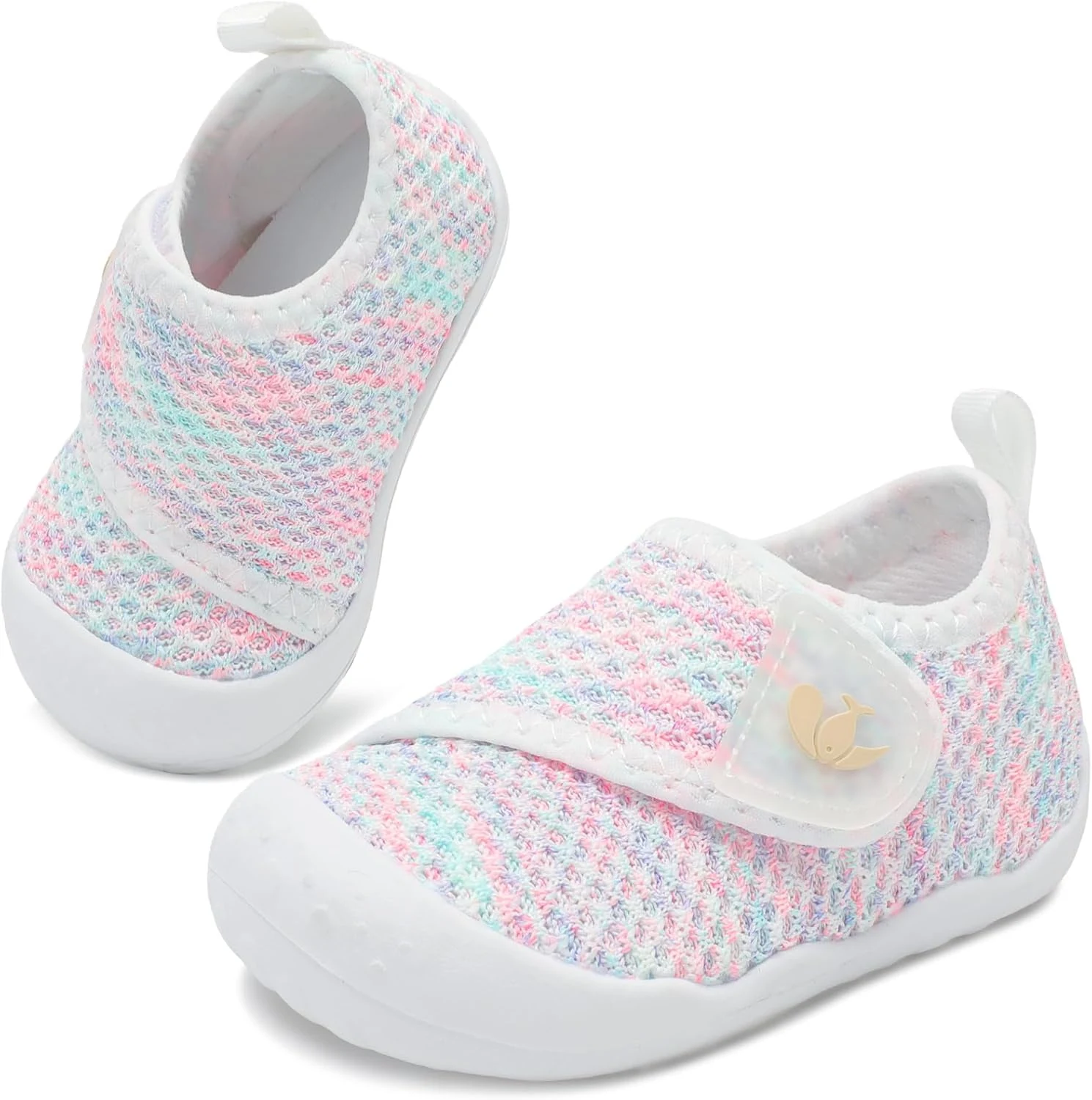FEETCITY Baby First Walking Shoes Wide Baby Shoes Infant Sneakers