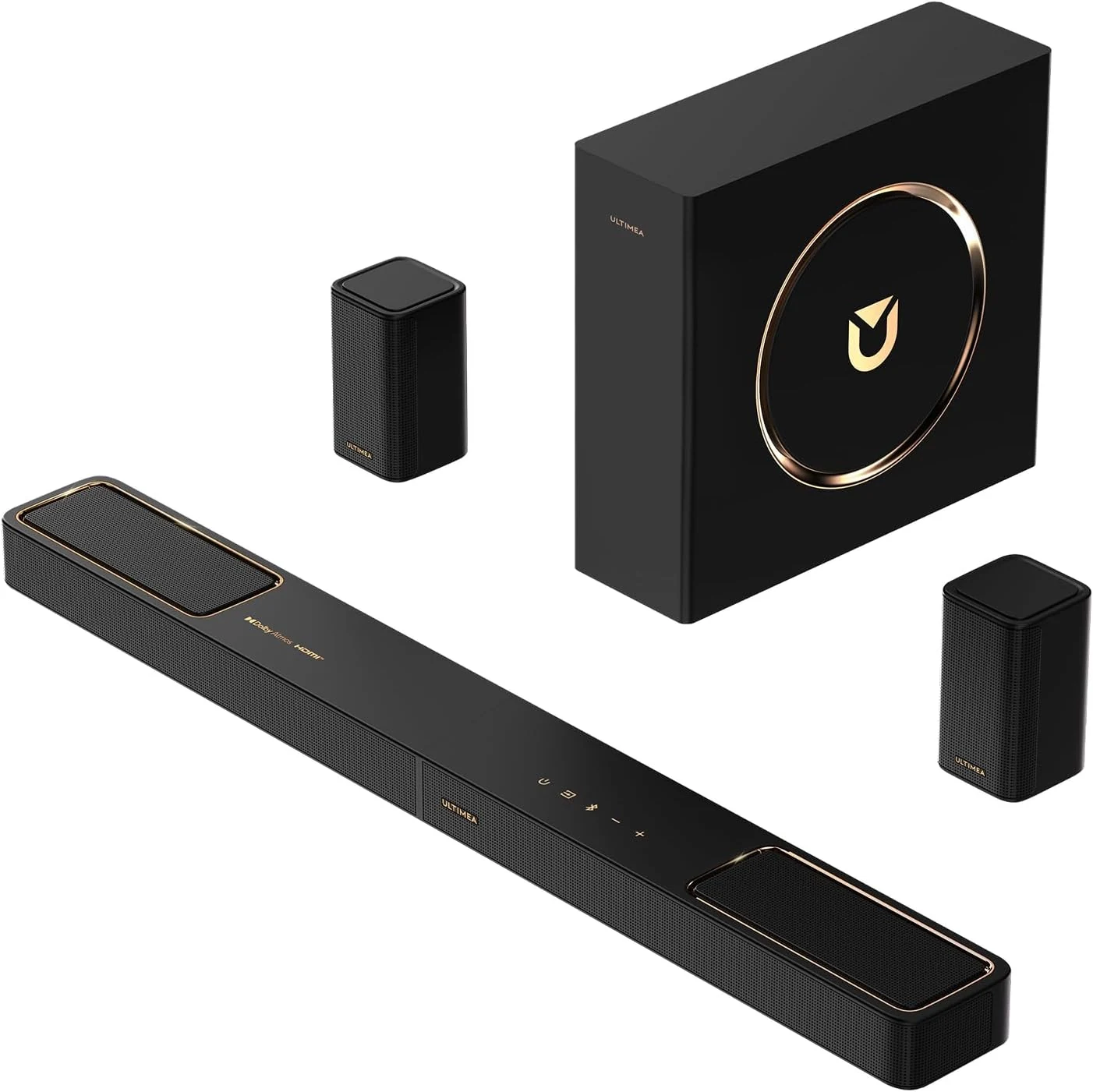 ULTIMEA 5.1.2ch Sound Bar with Dolby Atmos, Surround Sound System review