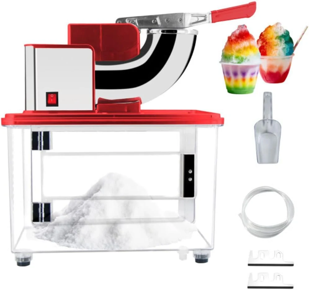 Great Northern Popcorn Ice Crusher Machine (Dual Stainless-Steel Blades, 39L Bin)