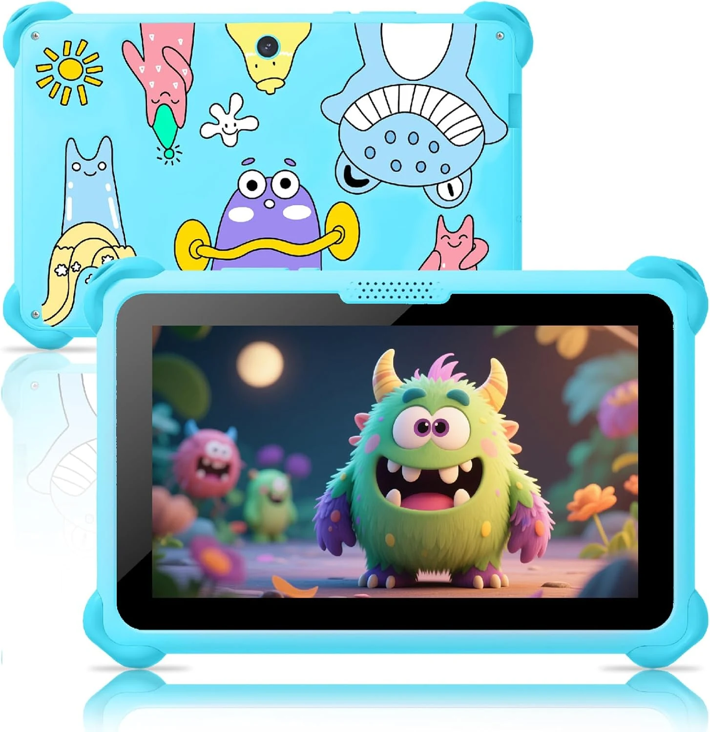 Trayoo Kids Tablet 7 Inch Tablets for Kids 3-12, 32GB Android Toddler Tablet with Solid Case