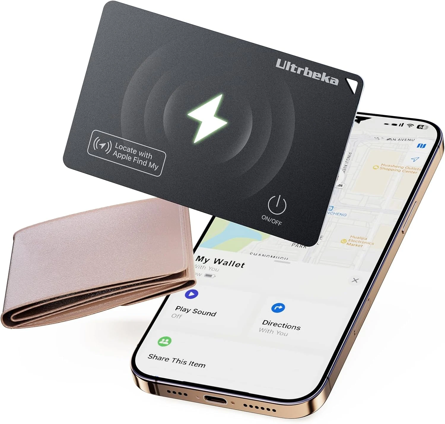 Ultrbeka Ultra-Thin Wallet Tracker Card, Rechargeable 0.094in IP68 Waterproof Bluetooth review