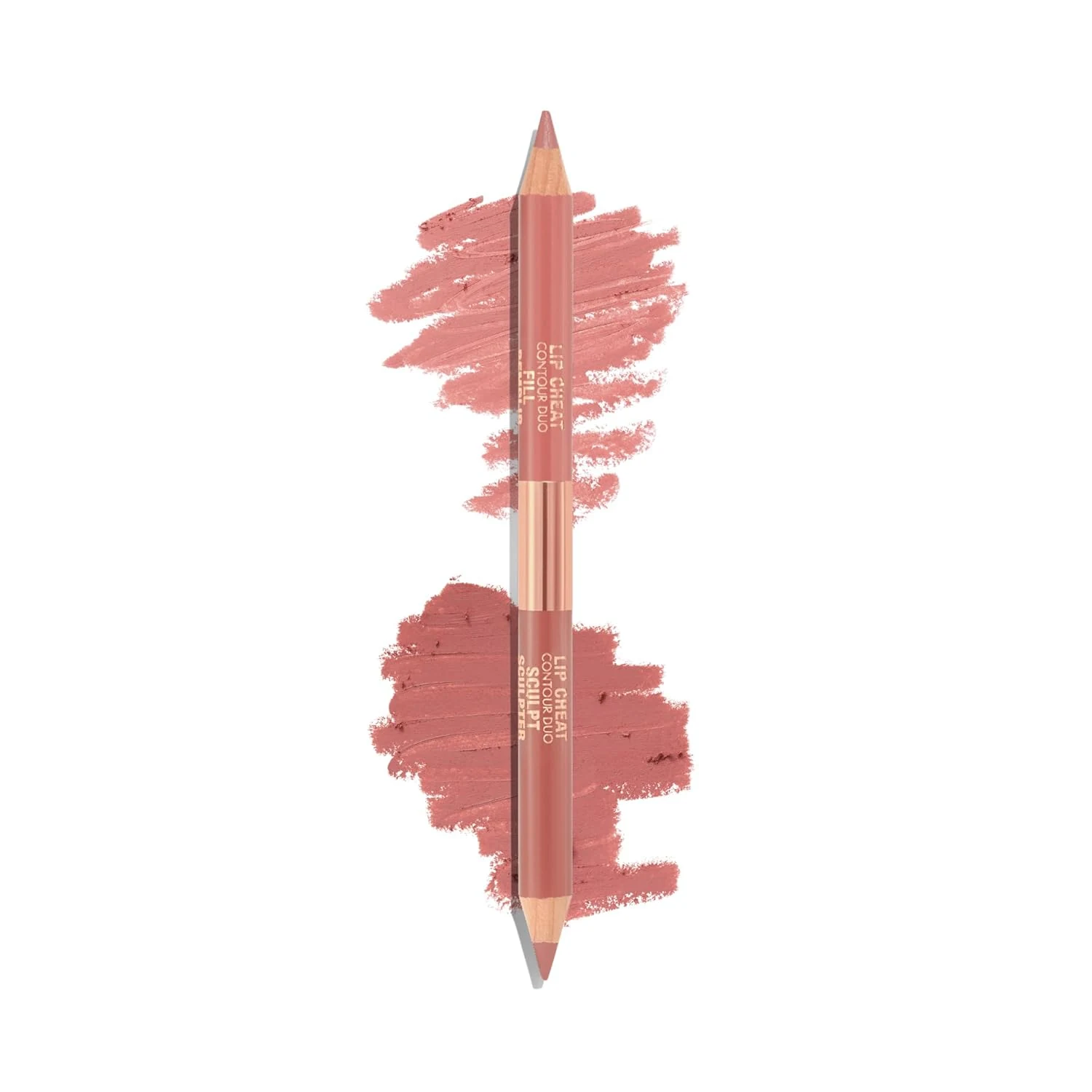 Charlotte Tilbury Lip Cheat Contour Duo - Dual-Sided Lip Liner Pencil to Sculpt & Fill for an Easy Contour Effect