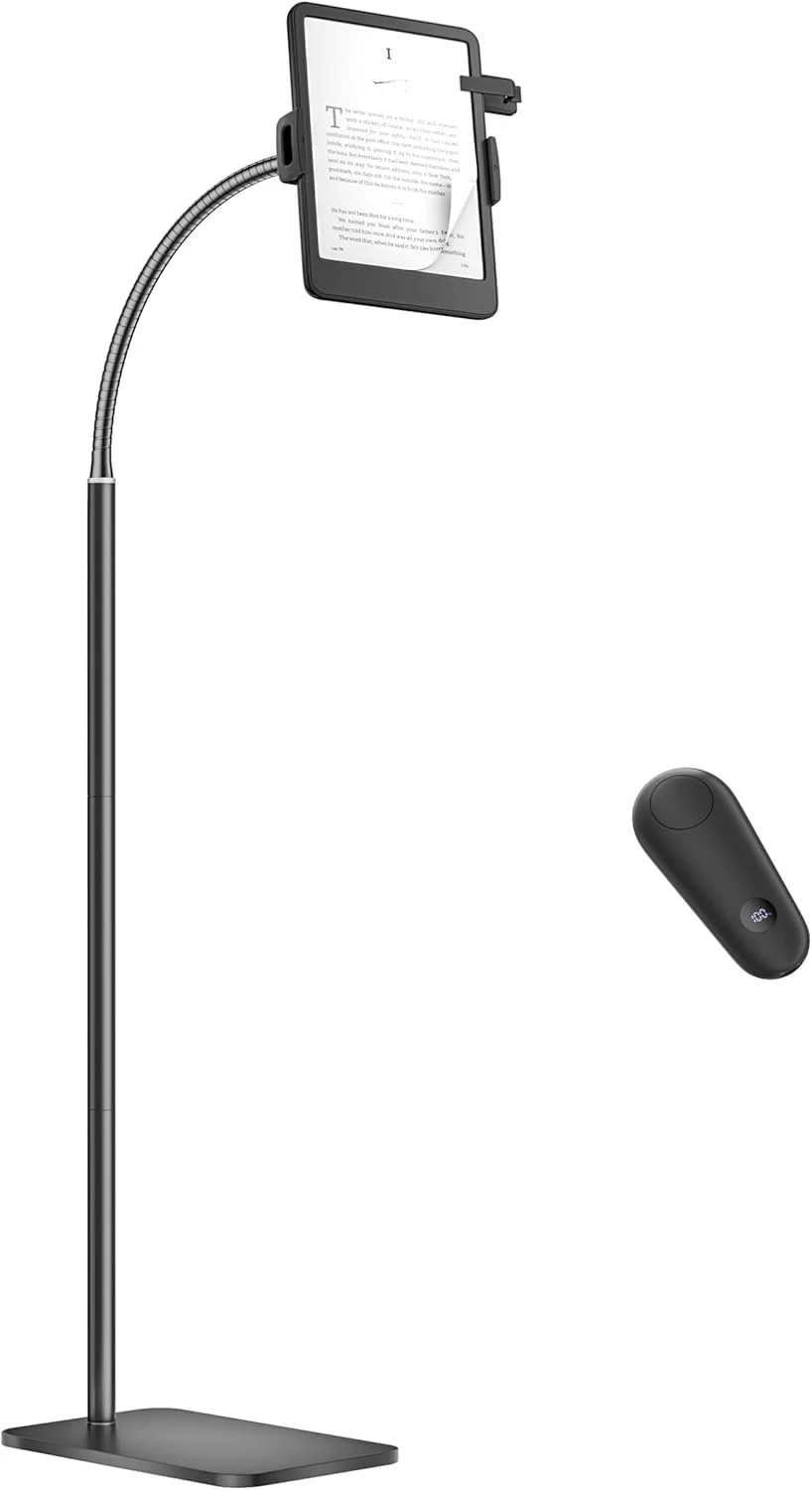 VOLTIFYMAX Kindle Stand Floor with Remote Page Turner for Reading