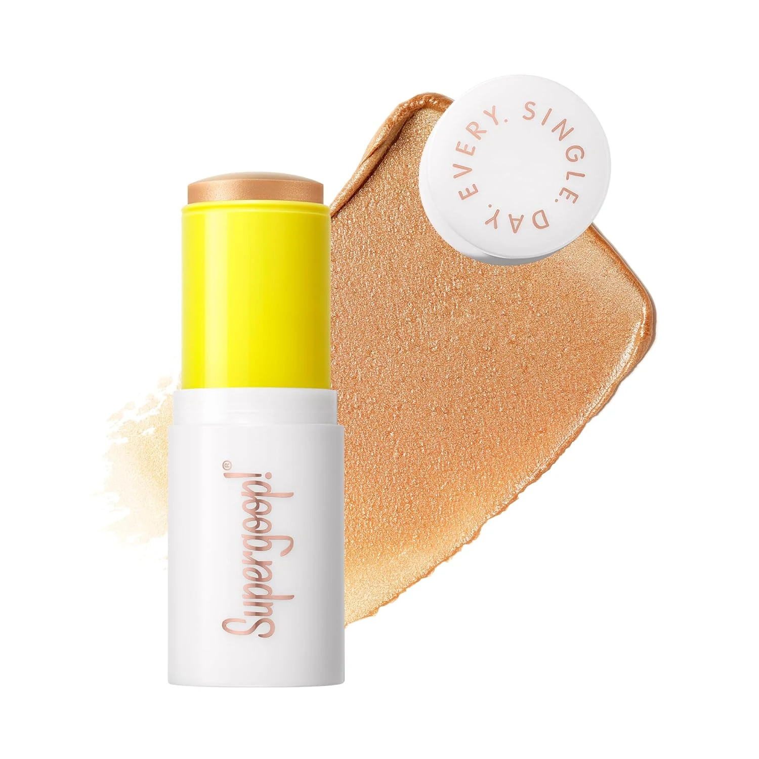 Supergoop! Glowscreen Sunlighter Glow & Protect Stick SPF 45 - Sheer, Sunkissed Finish - Doubles as a Highlighter - 0.35 oz