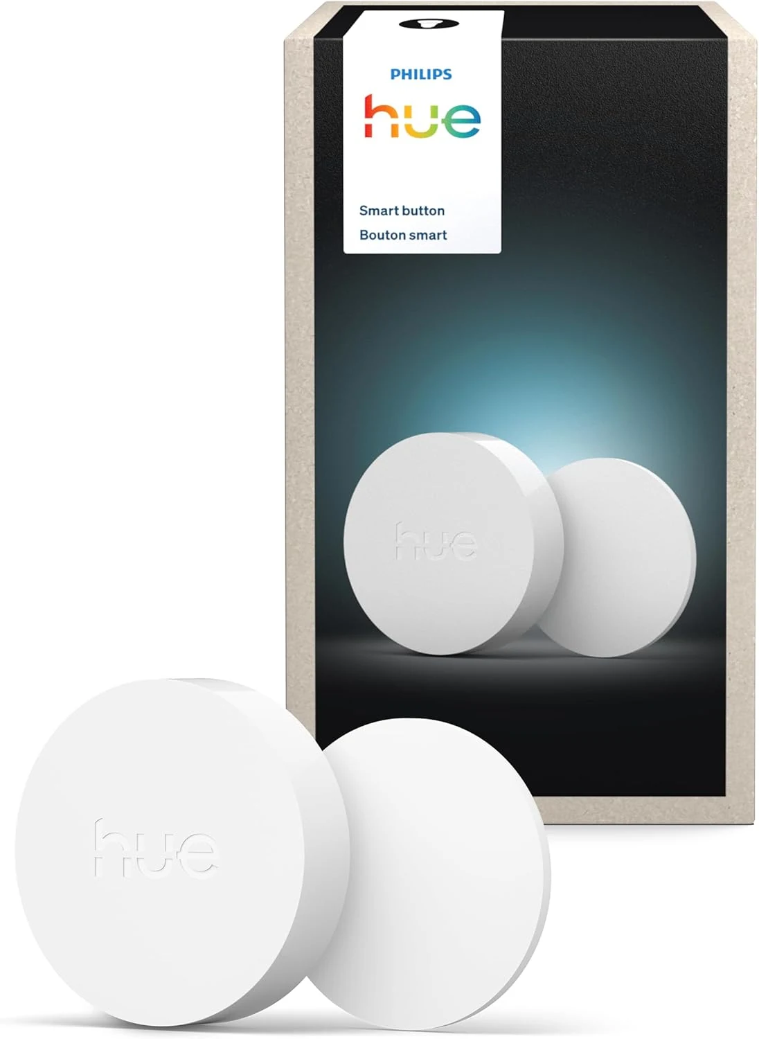 PHILIPS Hue Wireless Smart Light Switch Button, White, 1 Pack