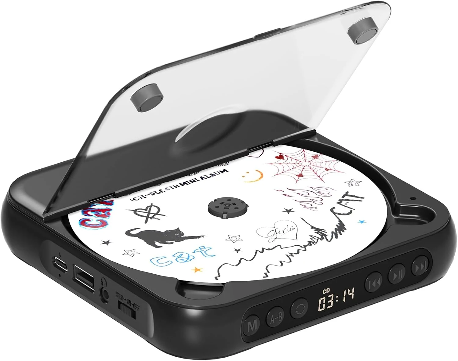 ENVYCLOUD CD Player Portable with Dual Stereo Speakers, Rechargeable Portable review