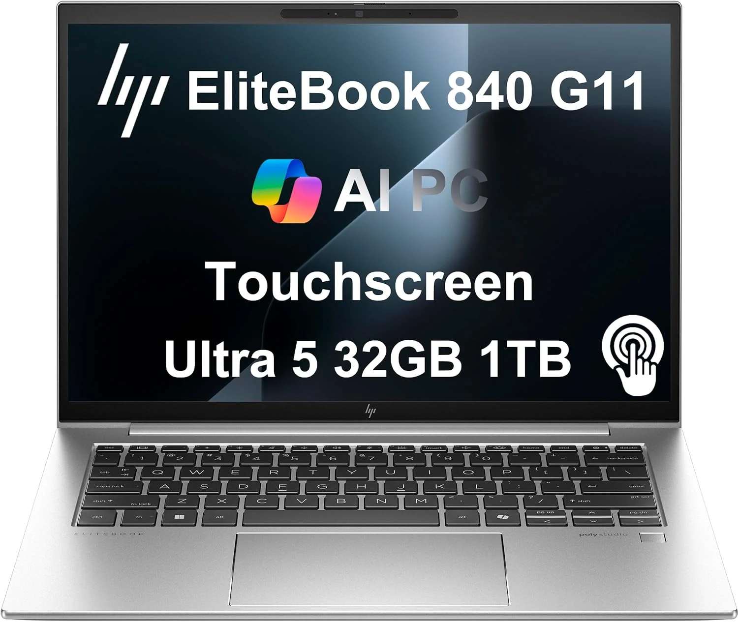 HP EliteBook 840 G11 Business Laptop (14" FHD+ Touchscreen, Intel 12-Core Ultra 5 125U)