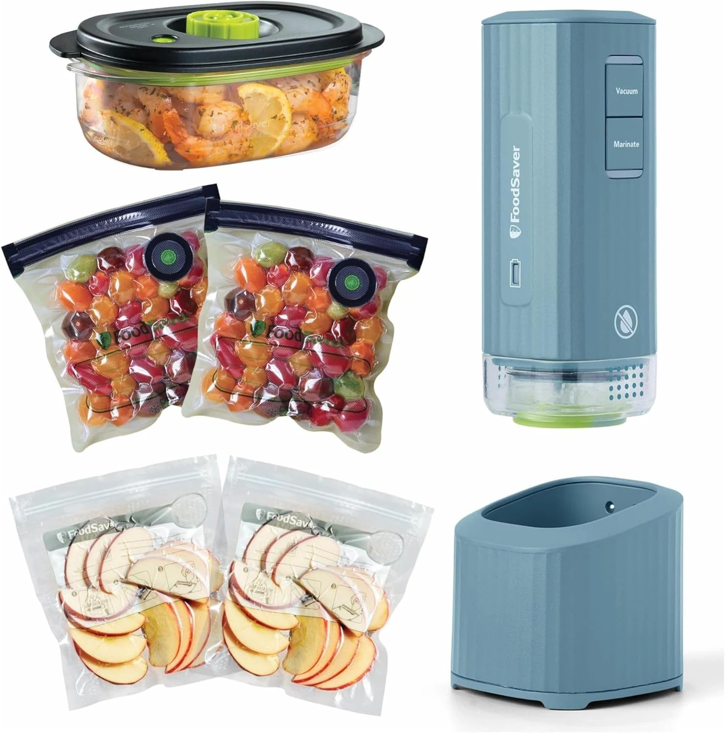 FoodSaver Mini Handheld Vacuum Sealer Machine with Marinate Setting & review