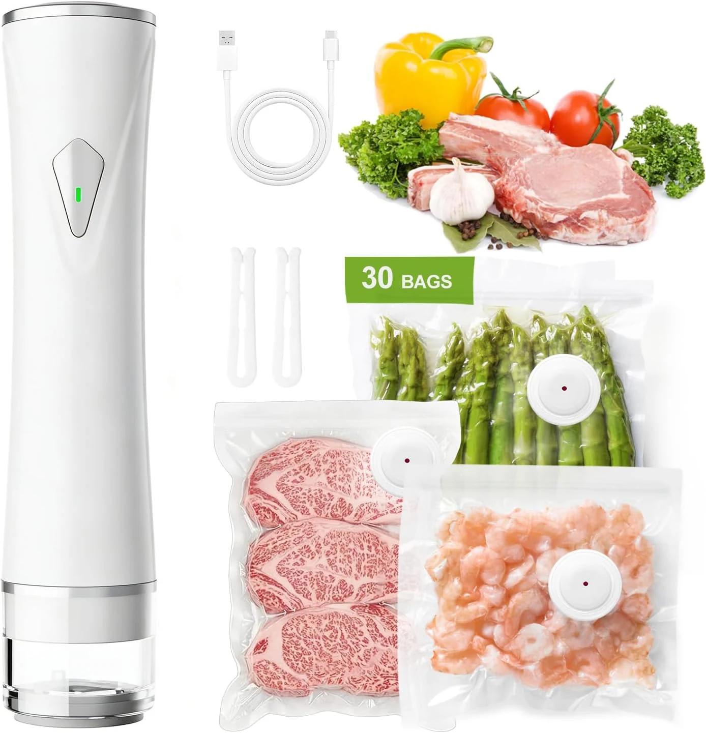 NXLPJH Compact Vacuum Sealer Machine for Food Storage (5S Fast Seal)