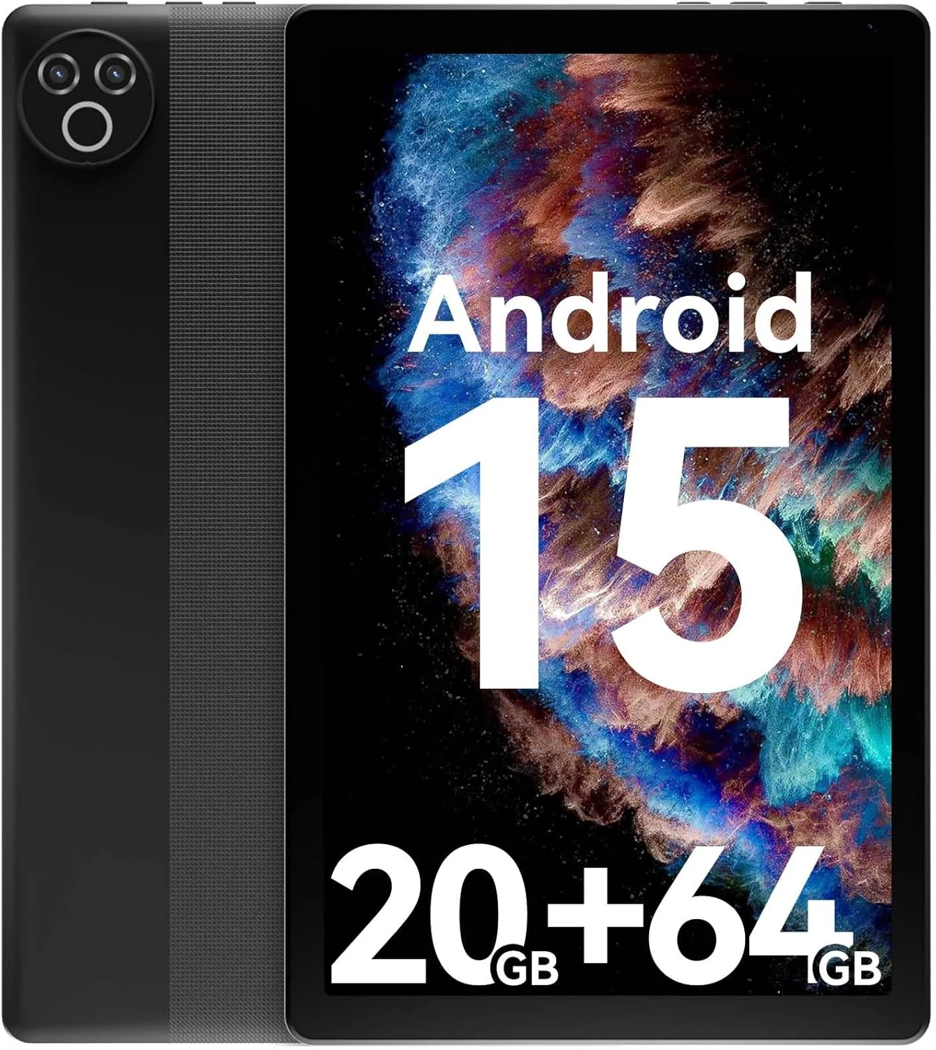 Evermyth Tablet 10 Inch Android 15 (GMS Certified) 64GB + 1TB Expandable