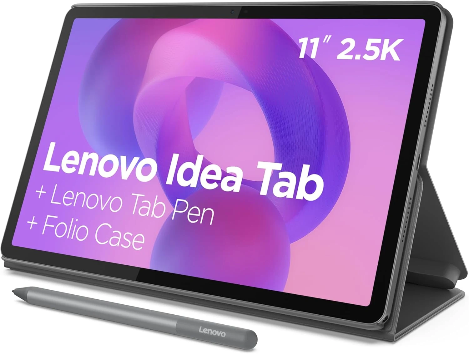 Lenovo Idea Tab (11" 2.5K, 90Hz) with Tab Pen and Folio Case