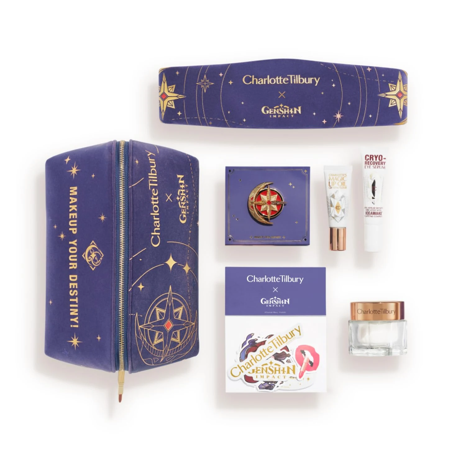 Charlotte Tilbury x Genshin Impact Starry Miracle Box - Travel Size Skincare Kit