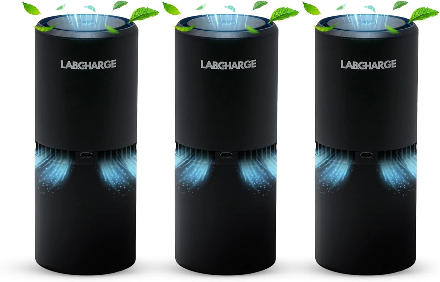 Lab Charge Small Ionic Air Purifier for Home & Bedroom