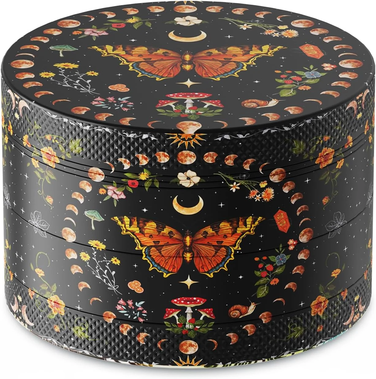 2.5inch Boho Grinder kitchen tool (Butterfly white)