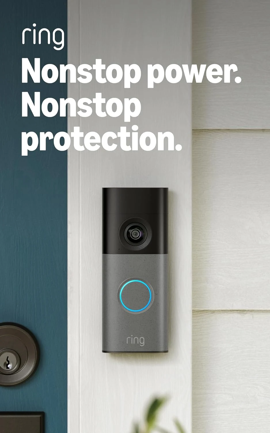 Ring Wired Doorbell (newest model) with Wide-Angle Retinal 2K and up to 6x Enhanced Zoom