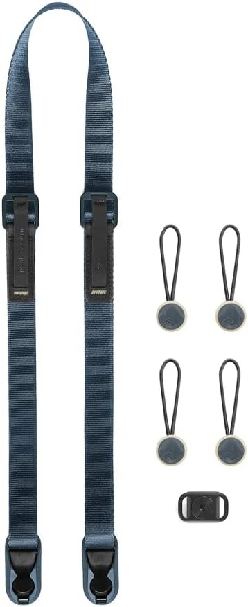 Peak Design Leash Camera Strap - Configurable as a Sling, Neck, Shoulder Strap or Safety Tether, Adjustable, Compact
