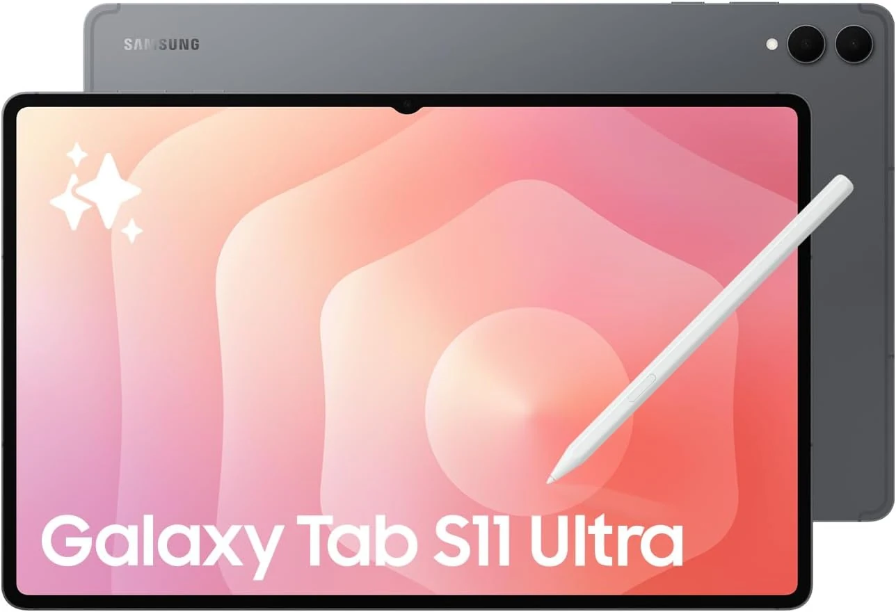 Samsung Galaxy Tab S11 Ultra with S-Pen 2025 (256GB, 12GB RAM, Wi-Fi Only) 14.6" AMOLED Tablet