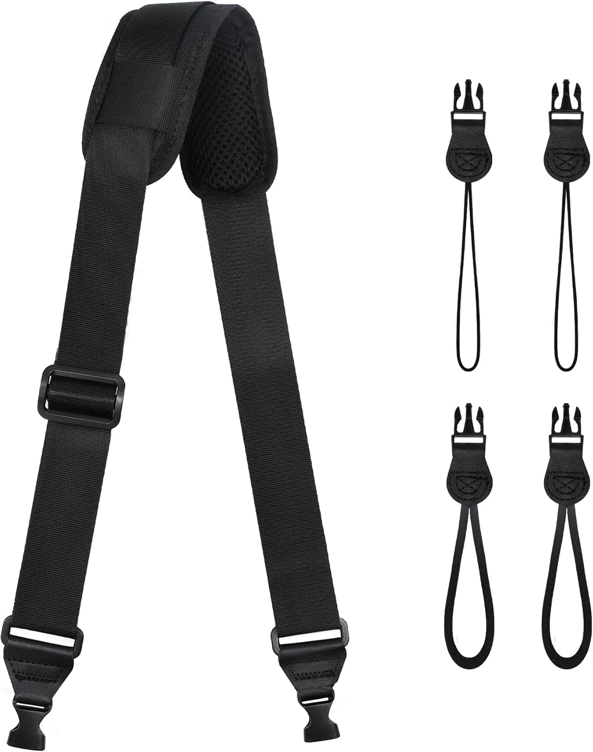 TIMISM Shoulder Strap with Pad, 2 Sets of Quick Release Buckles