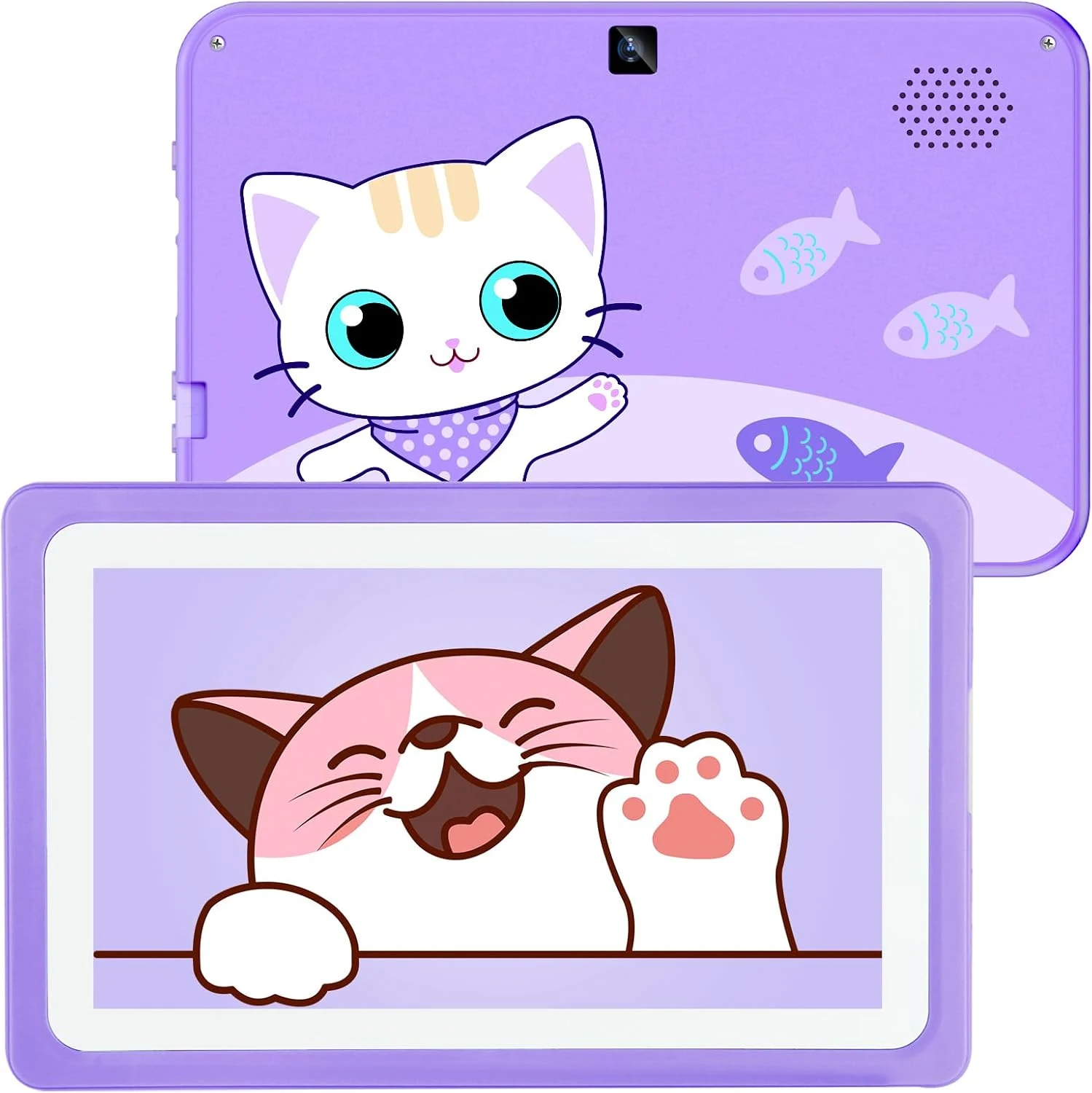 Kids Tablet 7” Tablets for Kids with Parental Control, WIFI Children’s Tablets for Toddlers with Plenty of Offline Child learning Apps Pre-installed, Toddler Tablet 3-7 Years Boy Girls Gift（Purple）