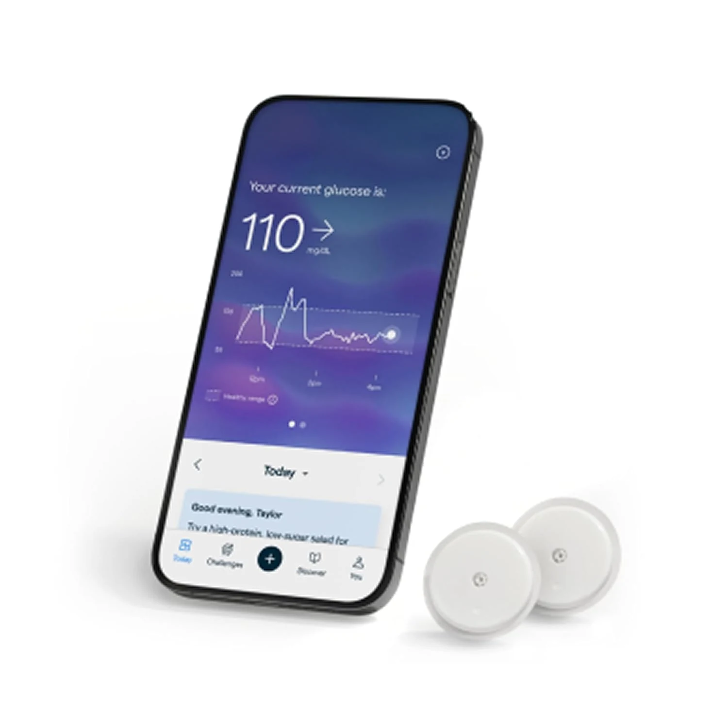 Lingo Continuous Glucose Monitor (CGM) & App (Pack of 2)