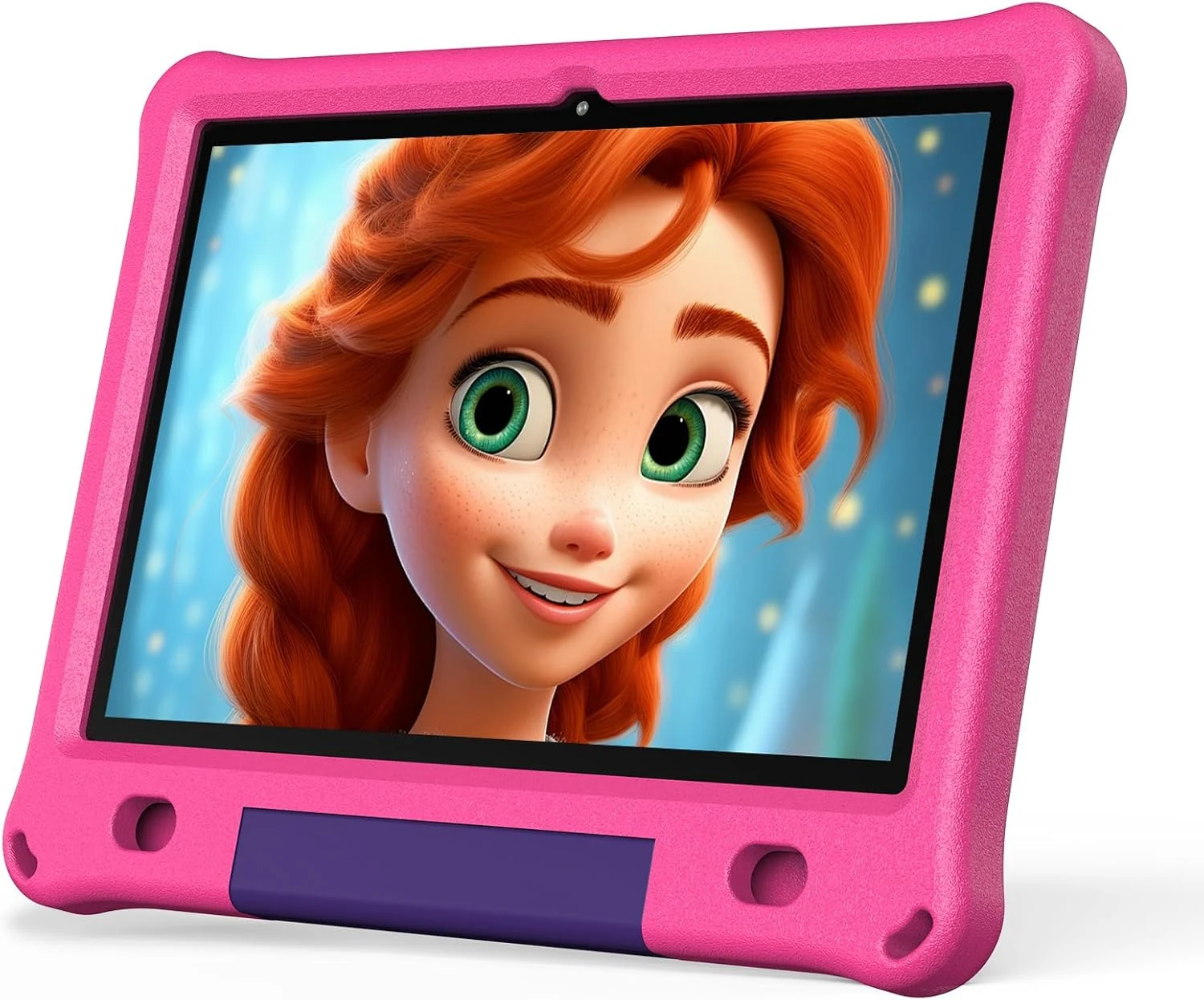 PRITOM Tablet Android 15, All-New 10'' Tablet Kids, Parental Control, 64GB+1TB Expandable Tablets for Kids, Child, WiFi6, Educational, Games, Kids Software Pre-Installed, with EVA Case (Pink)