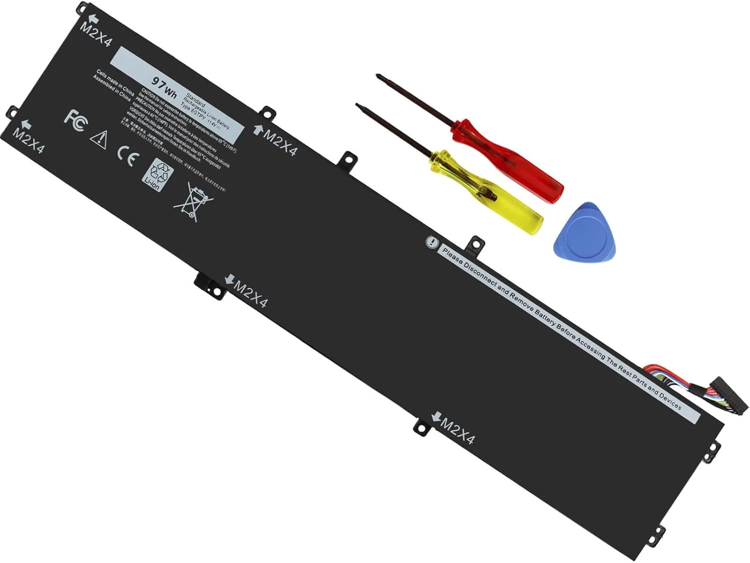 DMKAOLLK 97Wh 6GTPY Battery for Dell XPS 15 9560 9570 9550 7590