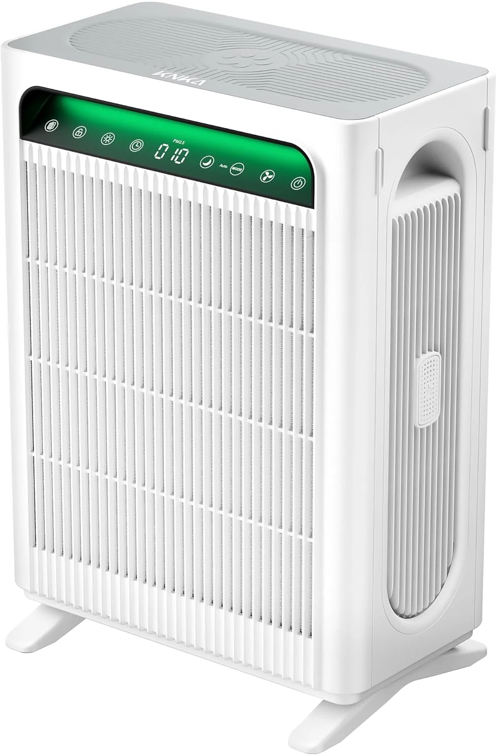KNKA Air Purifier for Home Bedroom Large Room Up to 1,695 Ft² in 1 Hr, HEPA Air Cleaner with Washable Pre-Filter, AHAM VERIFIDE, AQI Display, ECO Mode, Pet Mode for Pets, Dust, Pollen, APH4000