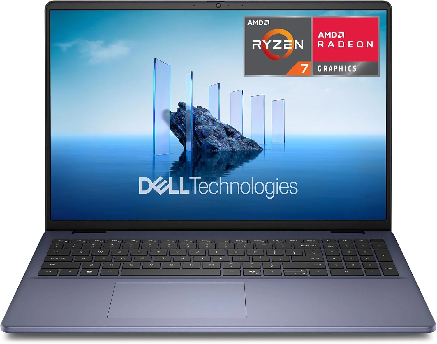 Dell 16 Laptop DC16256-16.0-inch 16:10 FHD+ Anti-Glare Non-Touch Display, AMD Ryzen 7 250