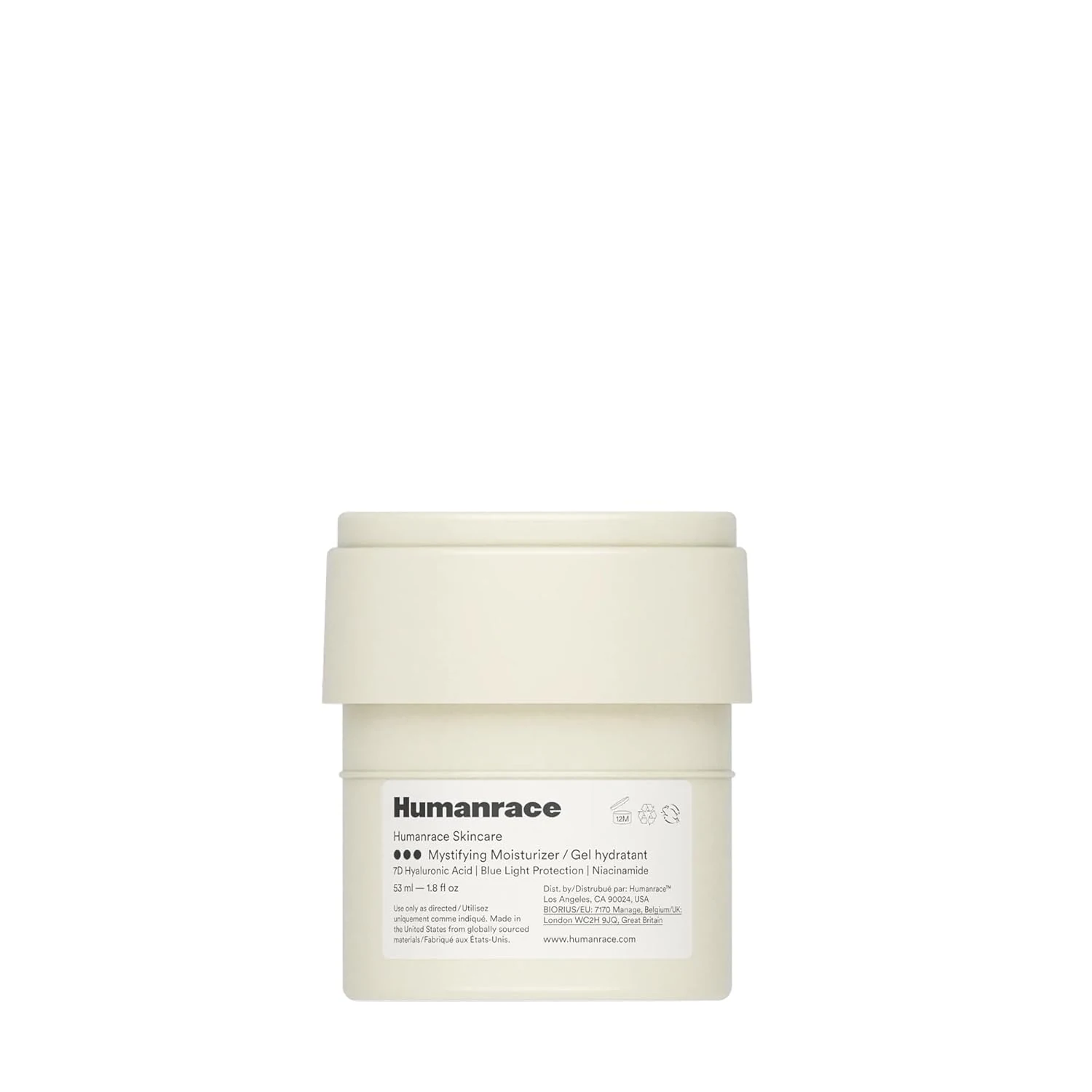 Humanrace 7D Hyaluronic Acid Mystifying Gel Moisturizer, 1.7 fl oz, Refillable Moisturizer