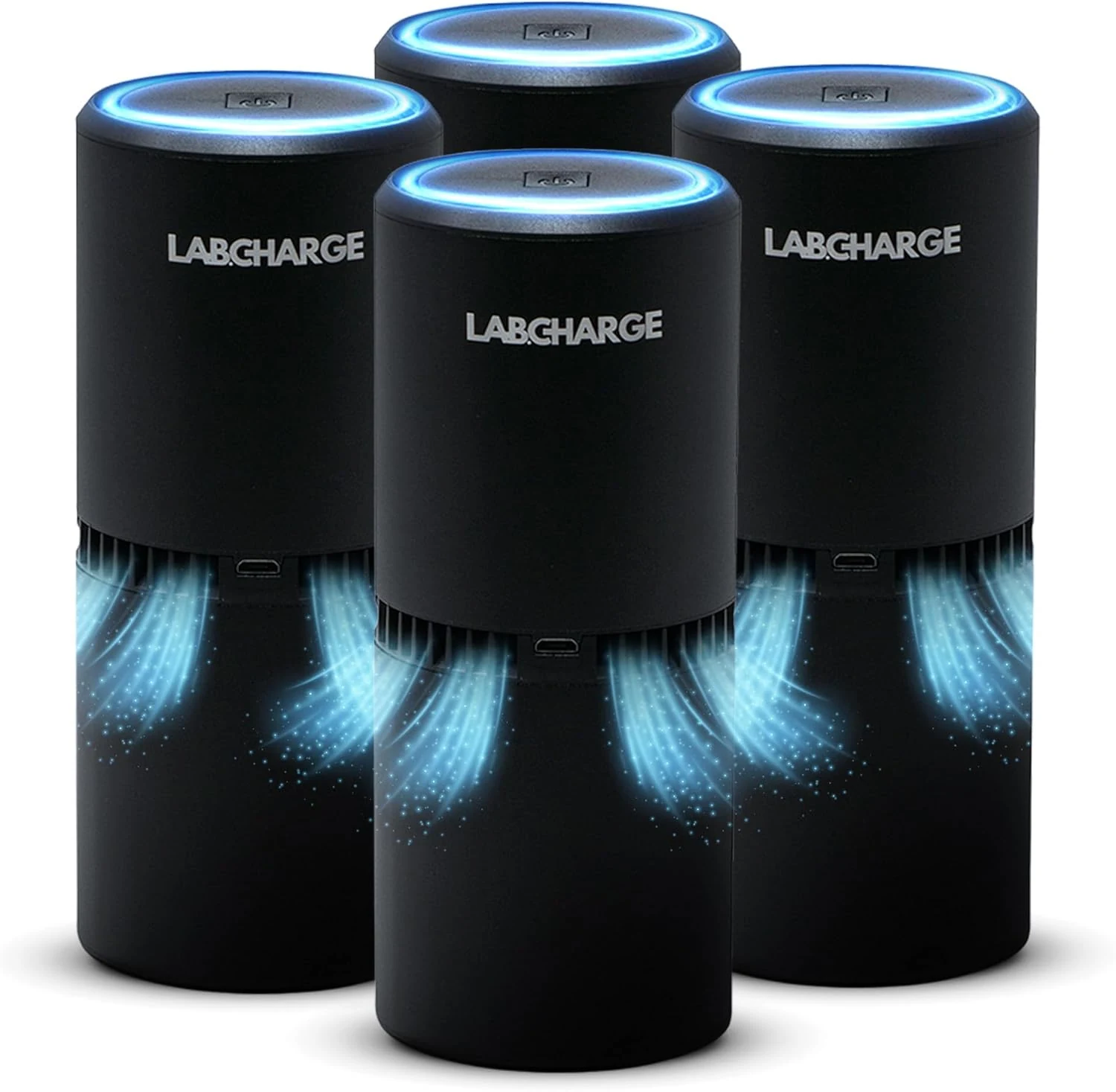 Lab Charge Small Ionic Air Purifier for Home & Bedroom