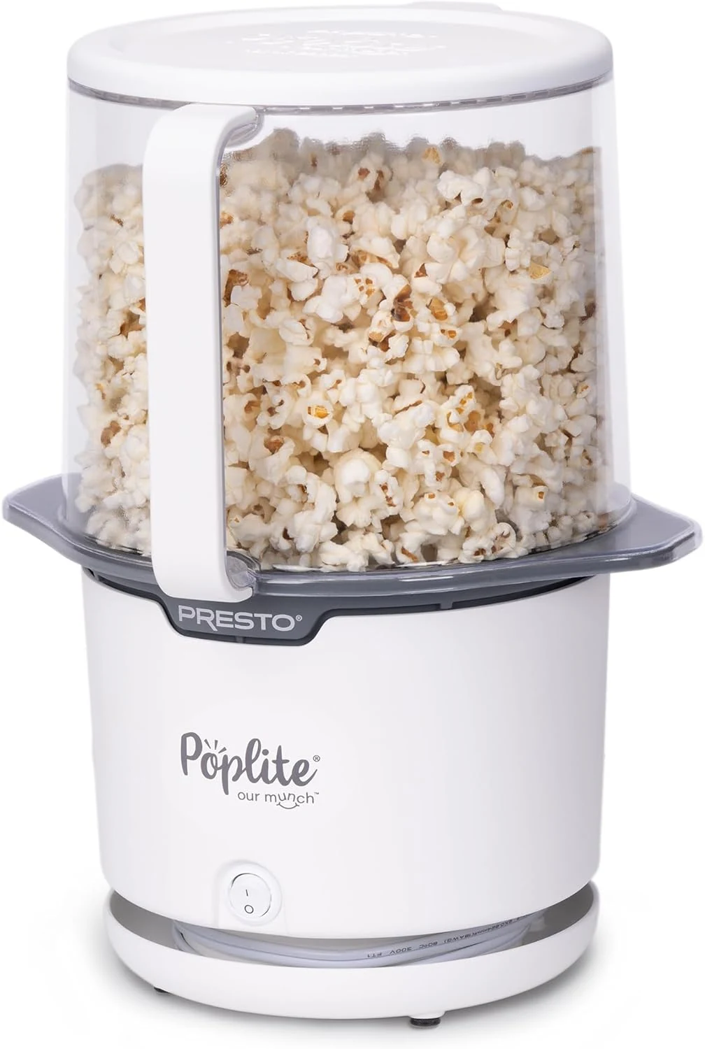 Presto 04812 PopLite Our Munch Hot Air Popcorn Popper