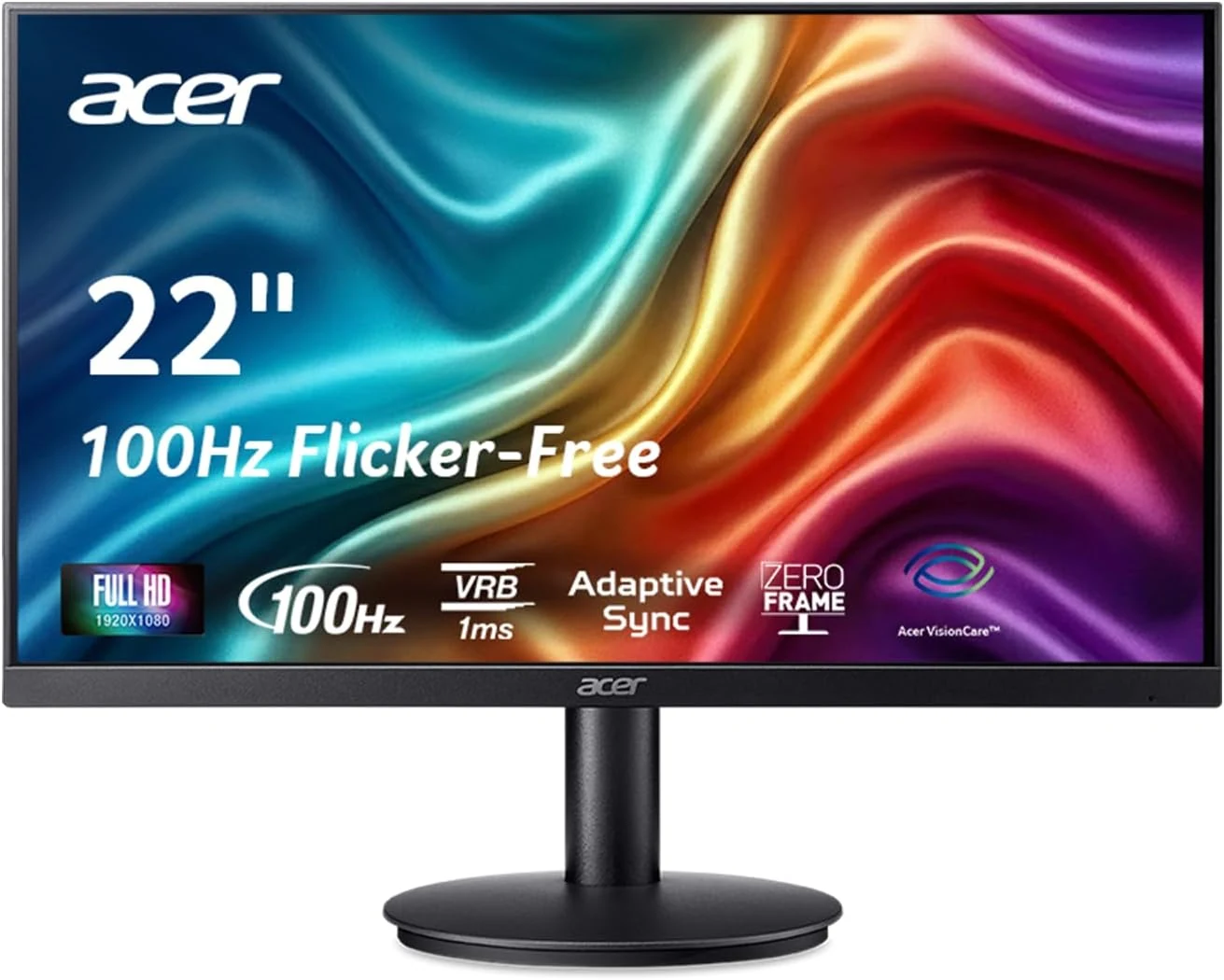 Acer KB220Q H2bi 21.5" Full HD Zero-Frame home office monitor