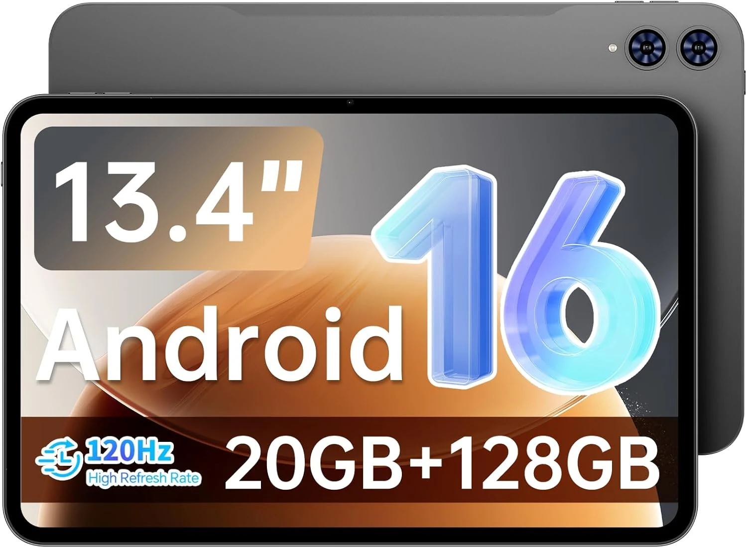 TECLAST Android 16 T65 13.4 inch Large Tablet, 20GB+128GB,120Hz 1920x1200 review