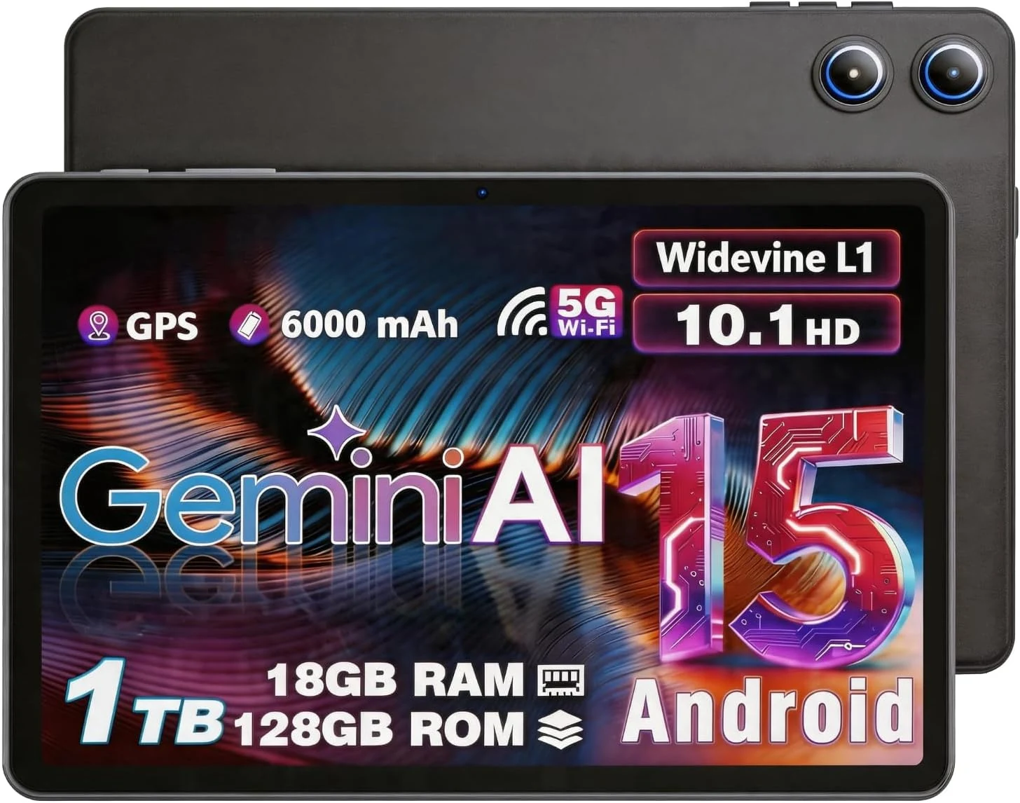 Android Tablet 10 Inch with Octa-Core Processor, 18GB RAM 128GB