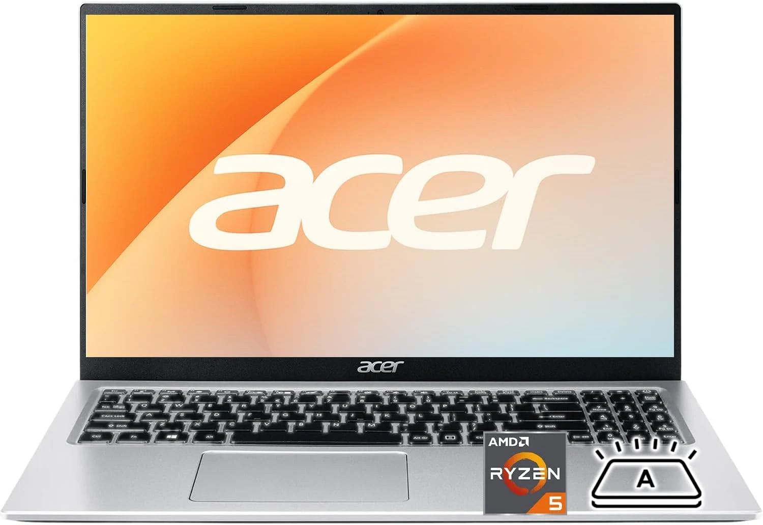 Acer Aspire 3 Premium Laptop Computer with Backlit Keyboard (Ryzen 5 7430U, 16GB RAM, 512GB SSD, 15.6" FHD)