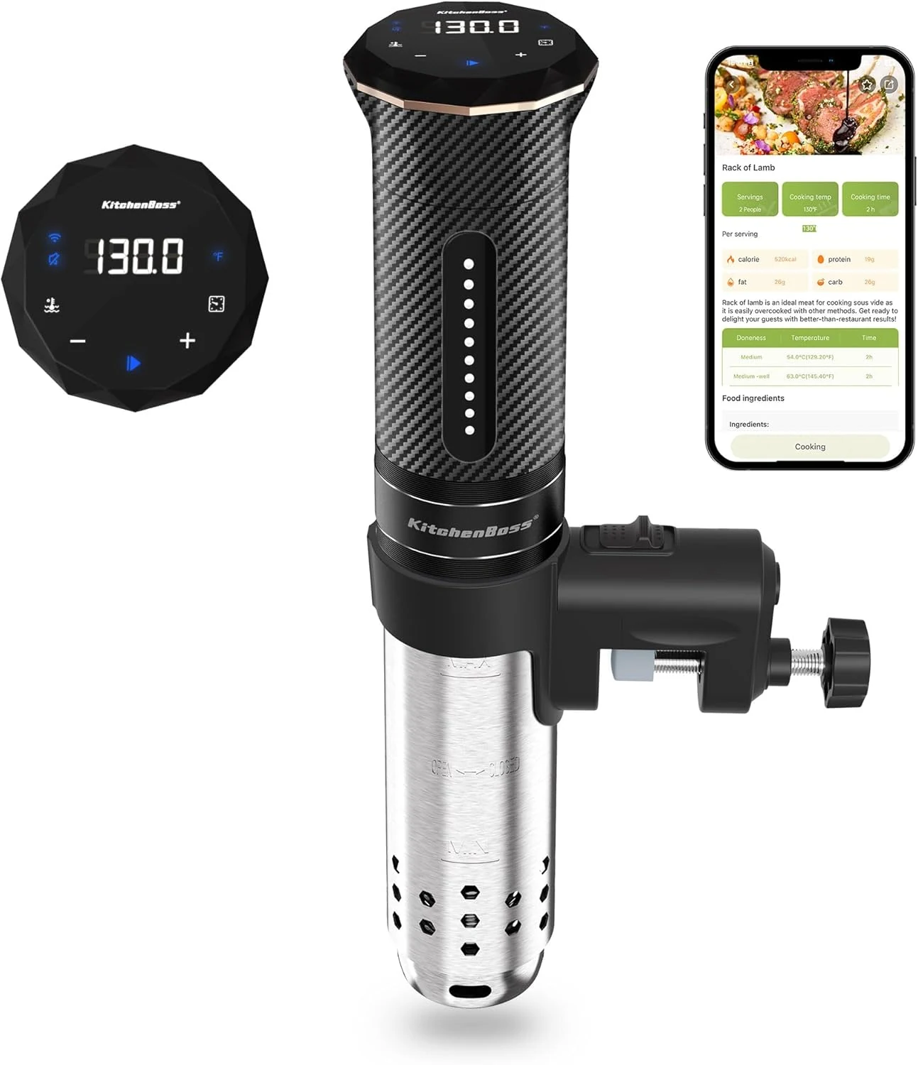 KitchenBoss Wifi Sous Vide Cooker: Ultra-quiet Sous Vide Machine Immersion review