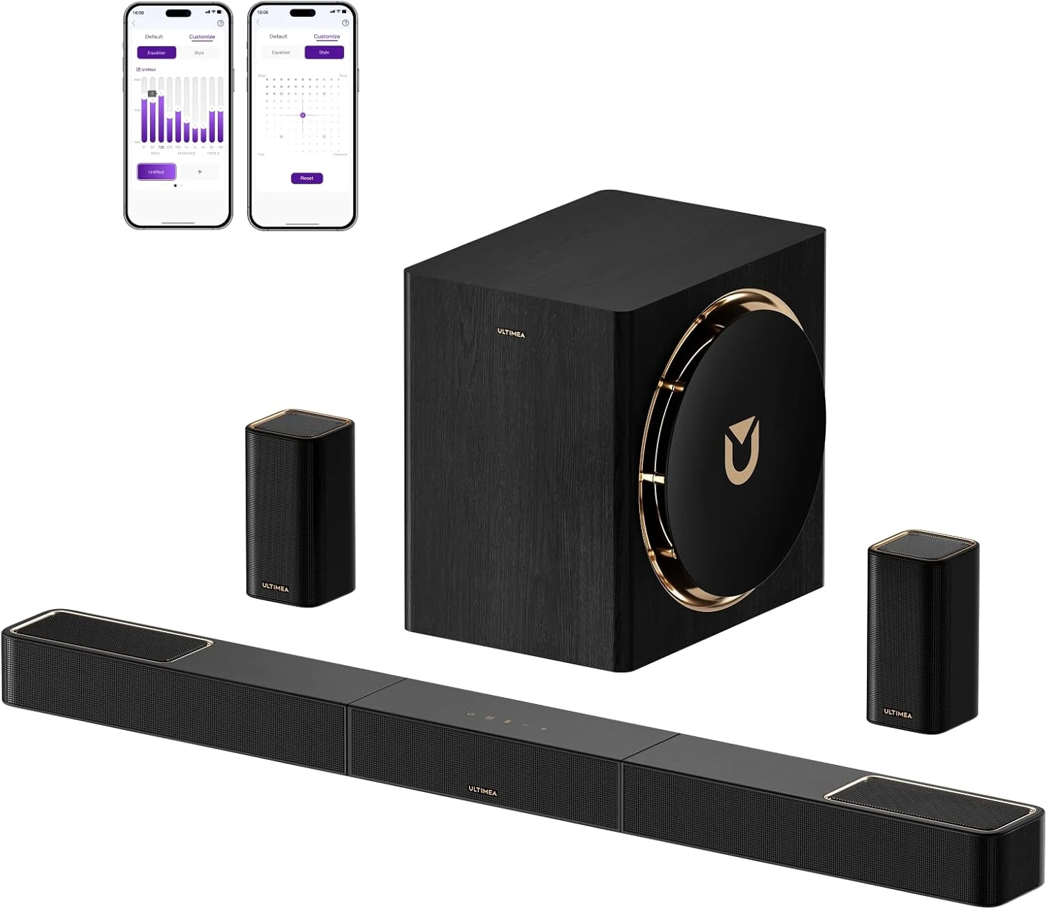 ULTIMEA Skywave X60 7.1.4ch Professional Wireless Surround Sound System for TV