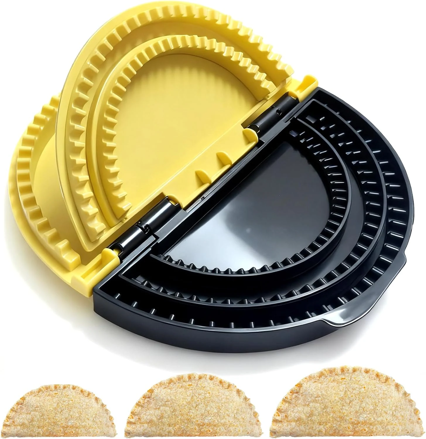 Tortilla Sealer and Crimper for 6, 8, 10 Inch Wraps | 3-in-1 Manual Press for Homemade Burritos, Quesadillas, Tacos, and Calzones